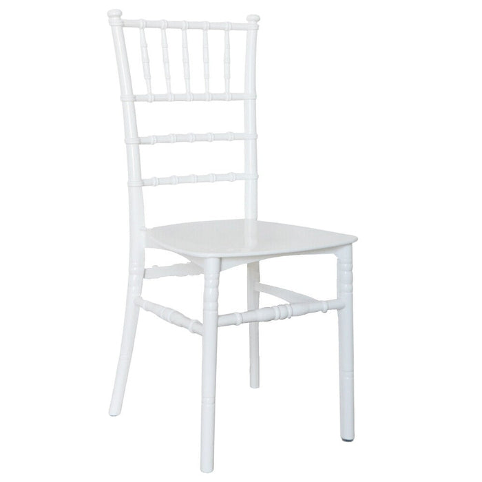 Set 2 Sedie 39x40x91 cm di Chiavari Design Classico Bianche