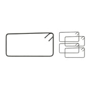 Staffe antisismiche armatura ferro 20x50 cm strutture cemento formati multipli *** pezzi 50, confezione 1