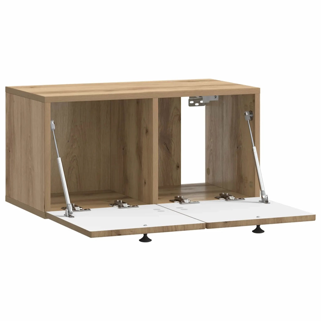 Mobile Porta TV da Muro Rovere Artigianale 59,5 x 31 x 30 cm 898204