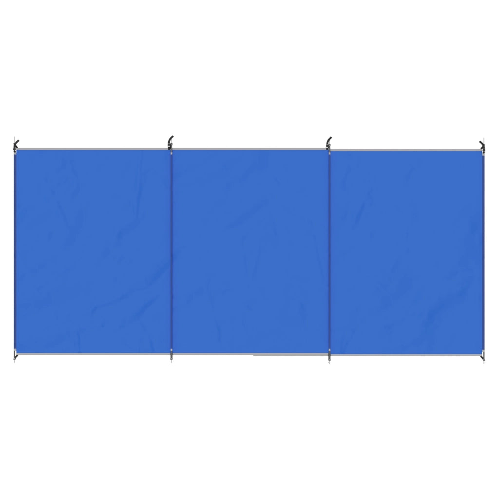 Paravento da giardino e spiaggia con custodia ¨C zephmum ¨C blu 450x150 cm