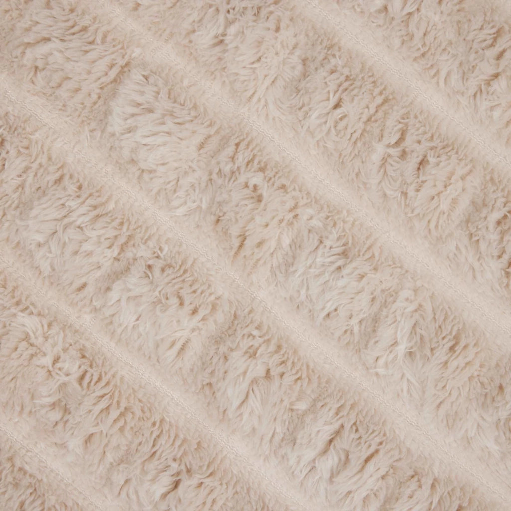 Coperte da Pile 6 pcs Beige 240 x 220 cm Panno
