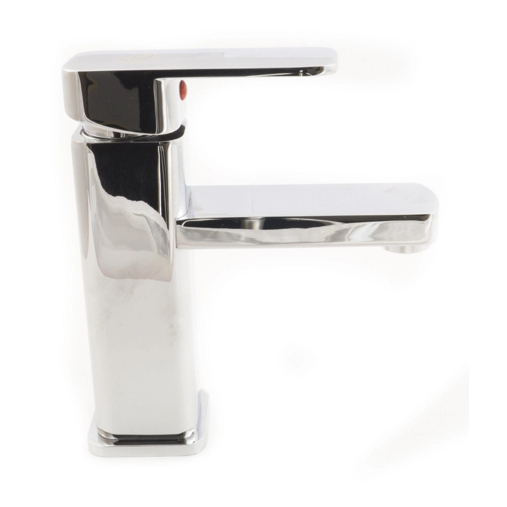 Trade Shop - Rubinetto Miscelatore Cromato Casa Bagno Lavabo Completo Di Kit Montaggio Jh8801 -