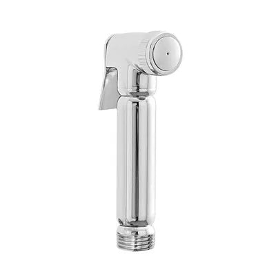 Doccetta idroscopino per wc cromata in ottone con pulsante on/off