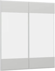 Frontale cucina R-Line, Bianco casa di campagna, 59.2 x 59 cm frontale del mobile per pensile con vetro