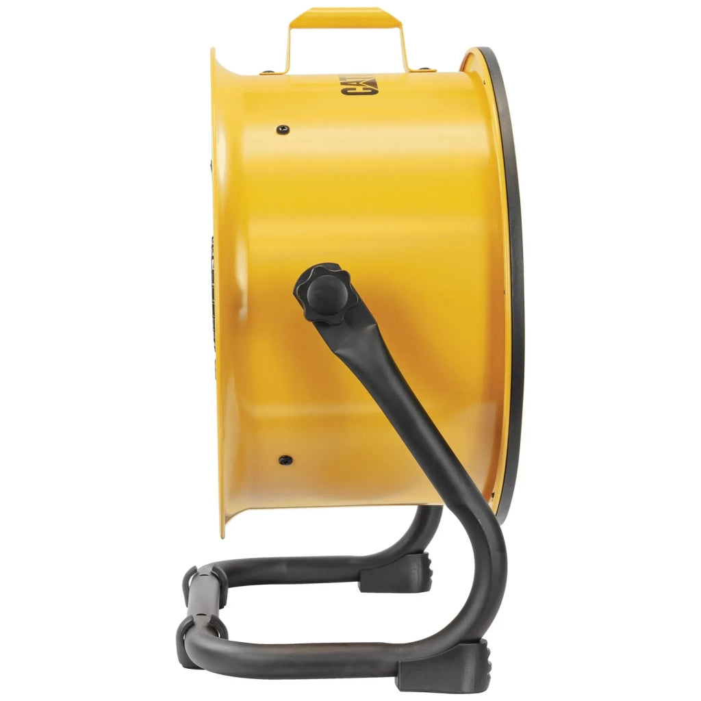 Caterpillar Ventilatore a Pavimento Alta Velocità HVD-14AC Ø 35 cm 120W, 4 Velocità, 27 m³/min, Pale in Alluminio, Orientabile, Montaggio a Parete, Base Antiscivolo