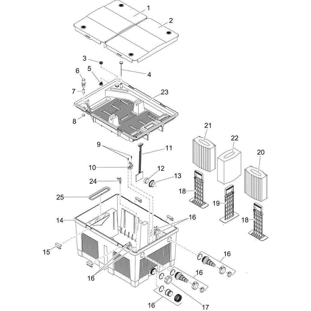 Oase BioSmart Set - kit filtro biologico con UV e pompa per laghetti Modello: 24000
