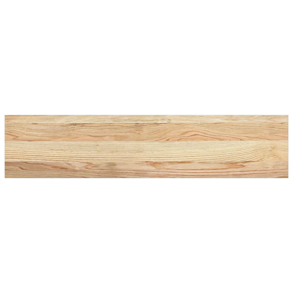 Davanzali 2 pz Non Trattati 90x20x2 cm Legno Massello di Rovere