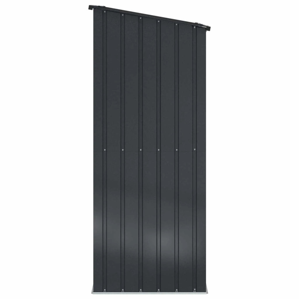 Casette da giardino Antracite 153,5 x 86 x 200 cm Metallo