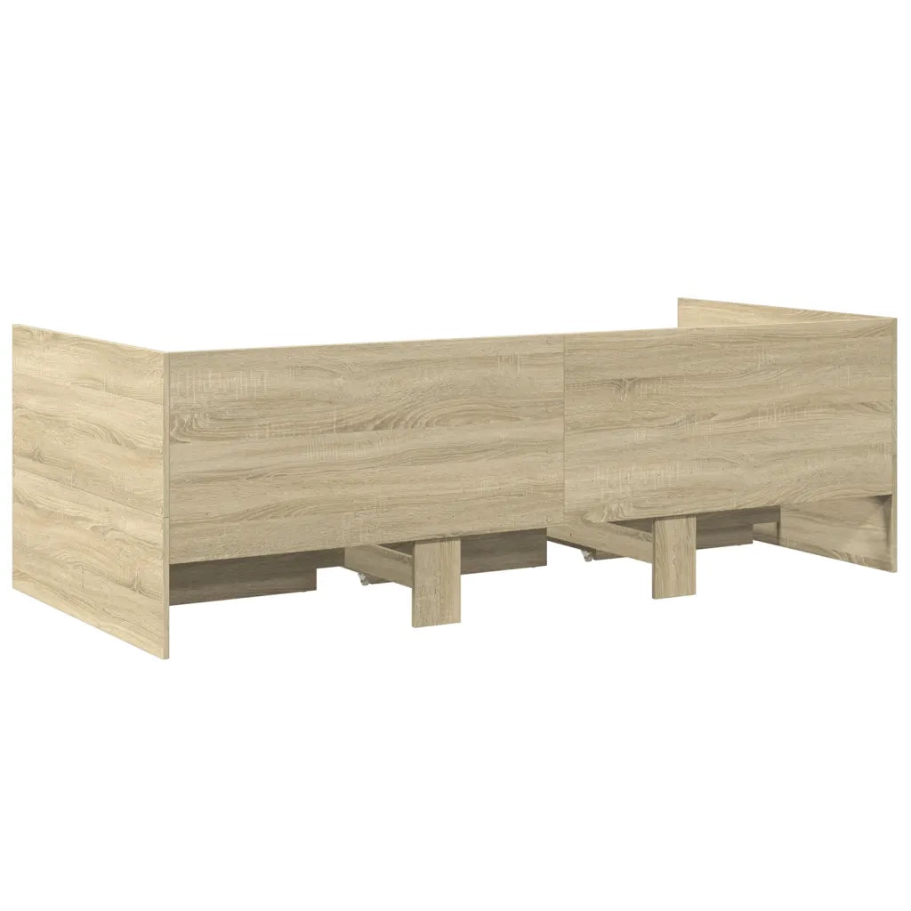 Divano Letto con Cassetti senza Materasso 90x200 cm 3280820