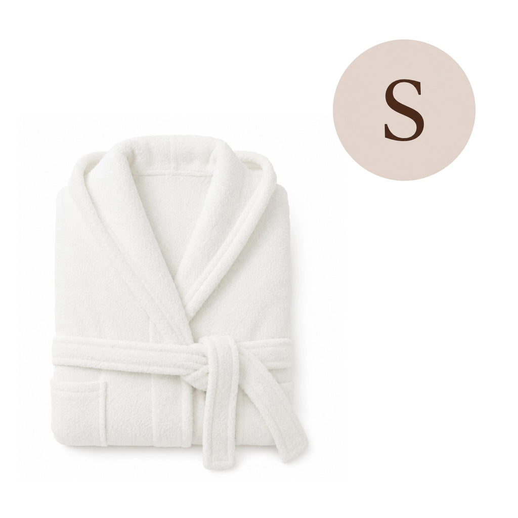 Satofa, Accappatoio 100% Cotone con Cappuccio, Bianco
