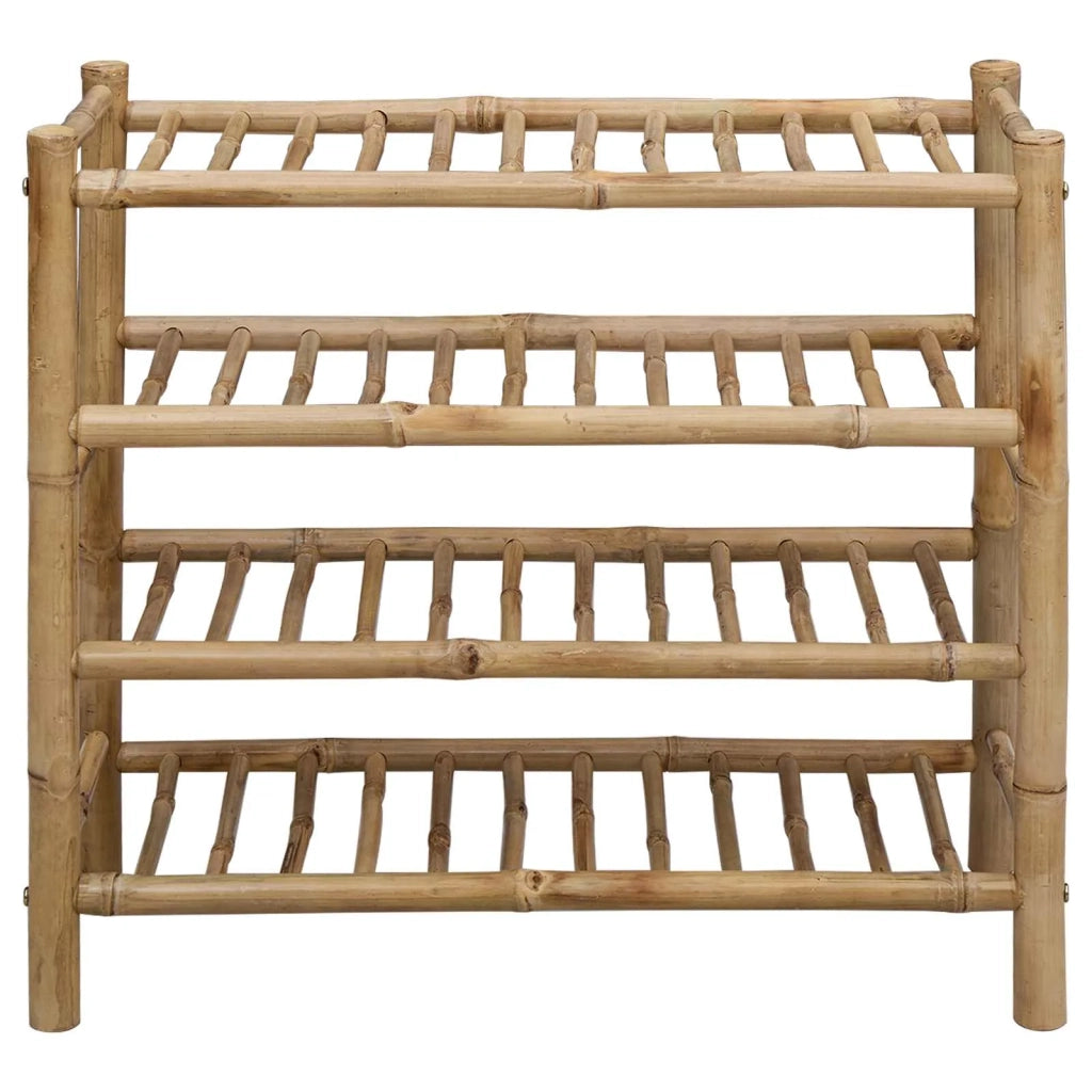 Scarpiera con lo scaffale Naturale 68 x 28 x 63 cm Bambù 42028236