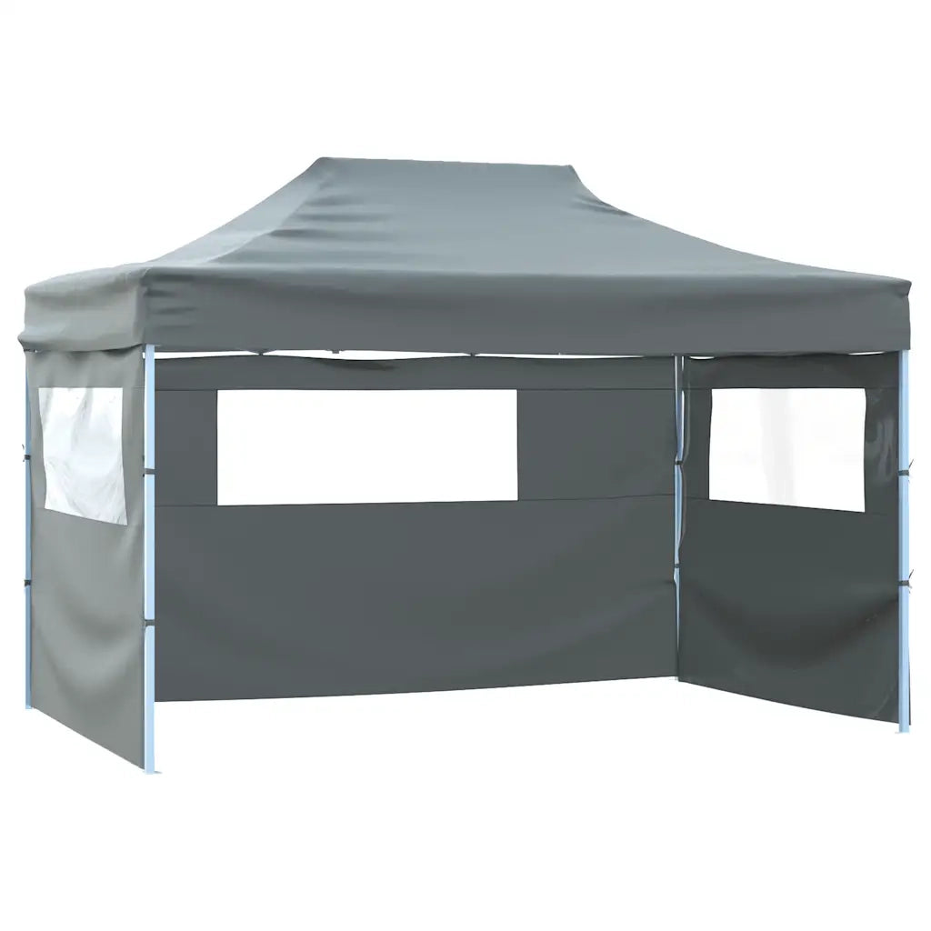 Tenda Pieghevole Pop-Up 4 Pareti Laterali 3x4,5 m Antracite cod mxl 46588