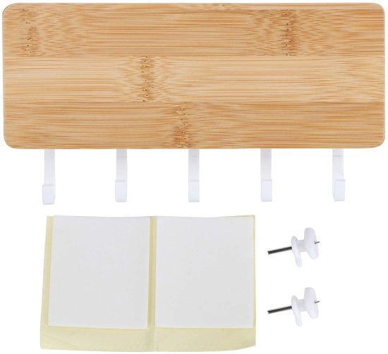 Organizzatore di chiavi a muro - 5 ganci - Decorazione per muro - Supporto per chiavi a parete - Codice prodotto ONF3