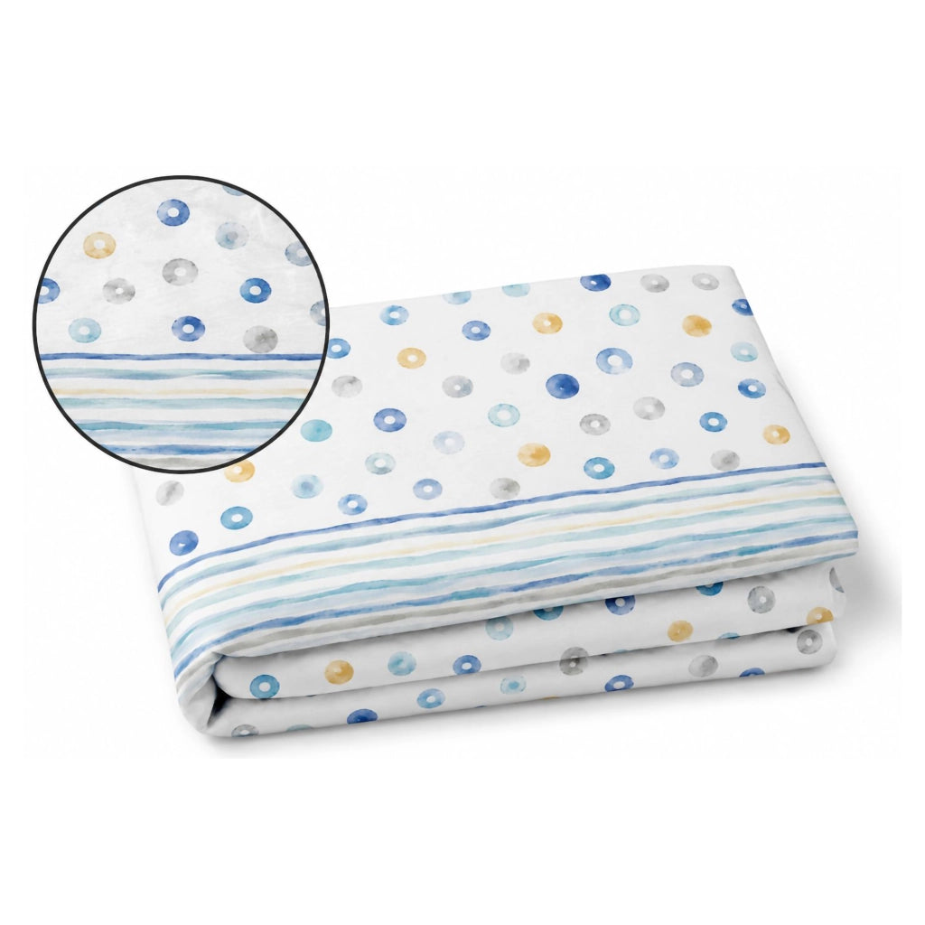 Sasemama, set Completo Letto Matrimoniale in Policotone, blu