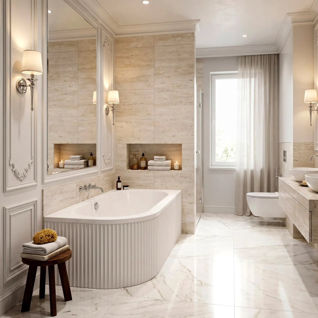 Vasca Bagno Rea Orion Stripe Right 160cm