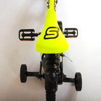 Bicicletta per Bambino 16" 2 Freni Sportivo Giallo Neon e Nero