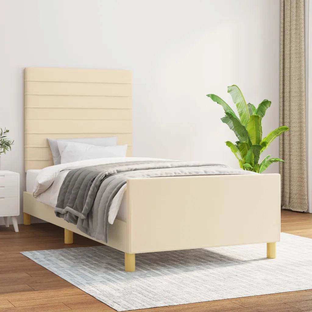 Giroletto senza Materasso Crema 90x200 cm in Tessuto 3125111