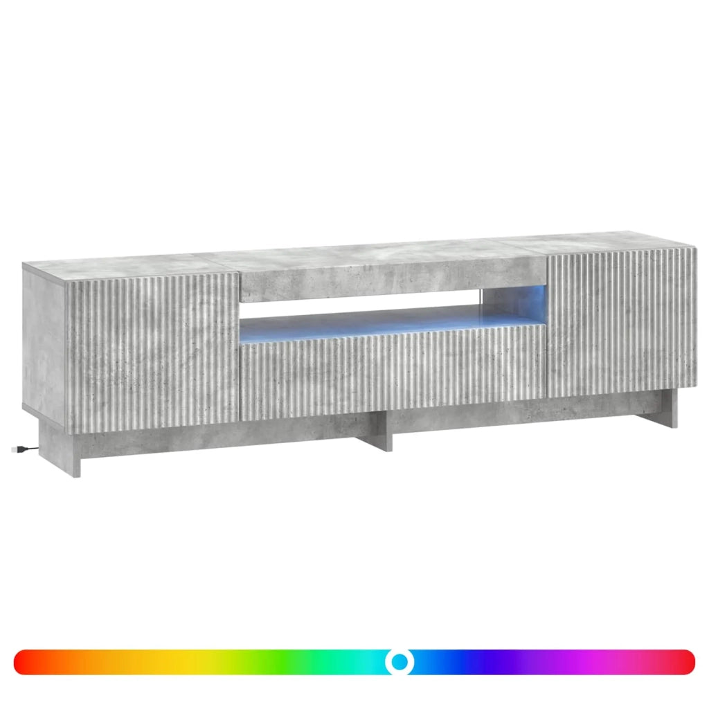 Mobile TV LED Grigio Cemento Legno ingegnerizzato 896028