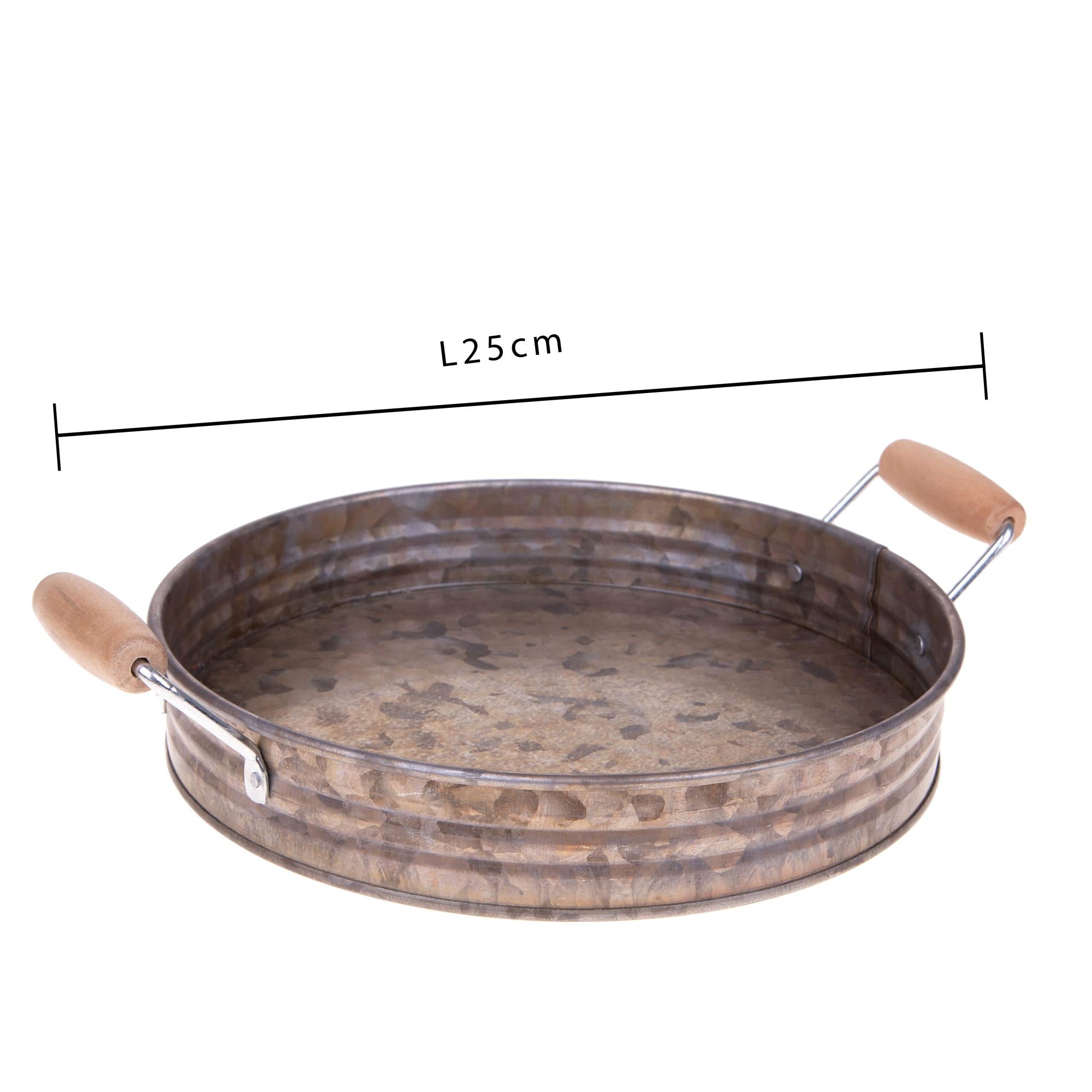 Set 2 Vassoi con Manici 25 cm