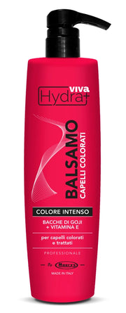 HYDRA VIVA+ BALSAMO COLORE INTENSO CON BACCHE DI GOJI E VITAMINA E  DA 750ML