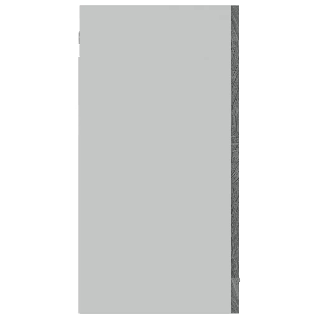 Mobile Pensile Vetro Grigio Sonoma 80x31x60cm Legno Multistrato cod mxl 67889