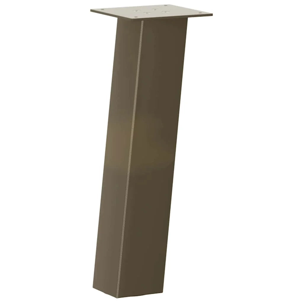 Set di 4 gambe pratiche per tavolino da caffè da 30 cm in acciaio naturale verniciato a polvere 02_0056796