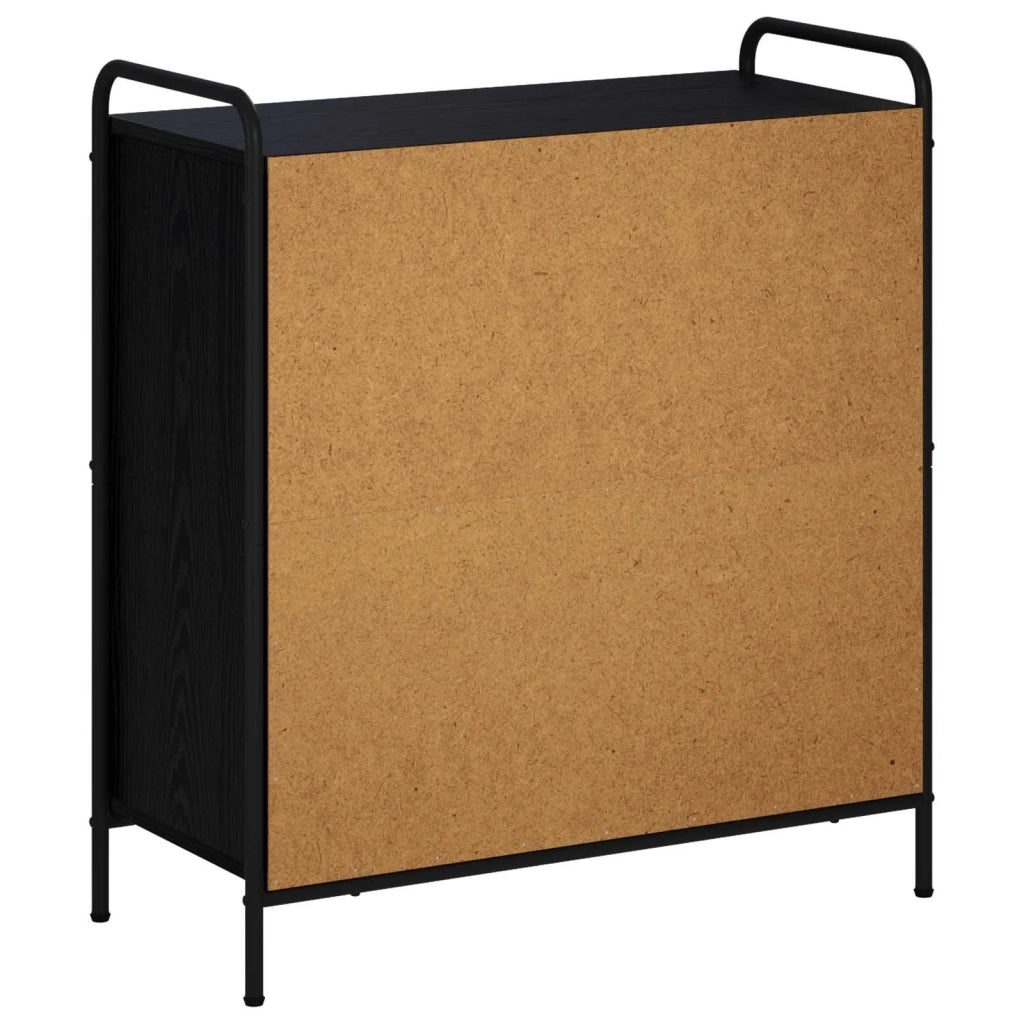 Credenza Rovere Nero 97 x 33 x 81 cm Legno ingegnerizzato 8013824