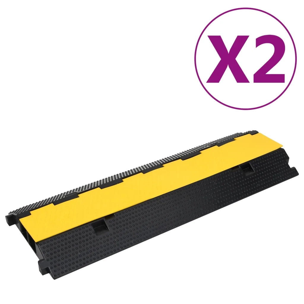 Dosso Passacavi Rampa con 2 Canali 2 pz in Gomma 100 cm cod mxl 76605