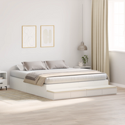 Struttura Letto con Contenitore Bianca 200x200 cm