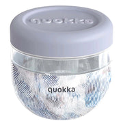 Contenitore Alimentare Design Zen 770ml con Coperchio Antiscivolo Grigio Quokka