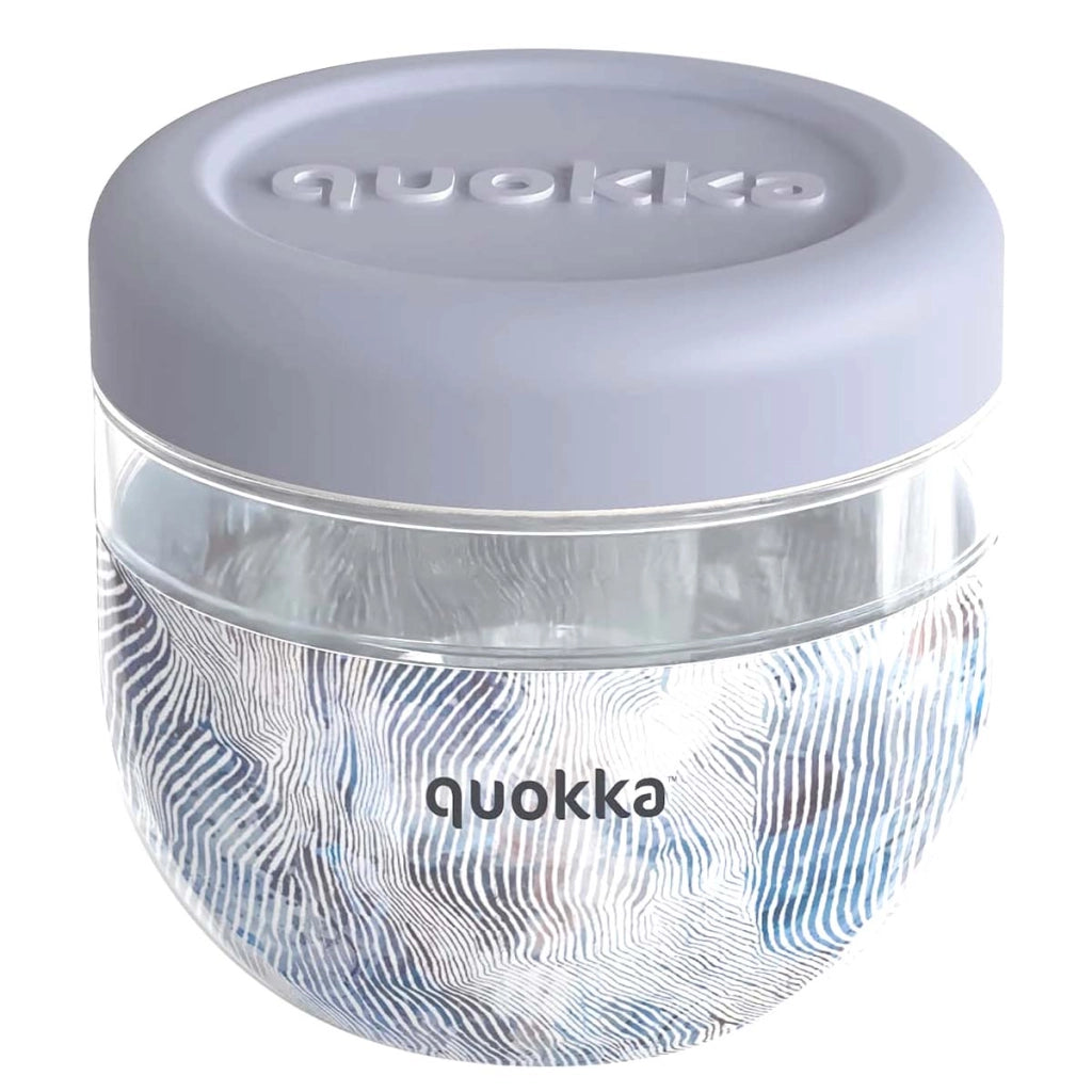 Contenitore Alimentare Design Zen 770ml con Coperchio Antiscivolo Grigio Quokka