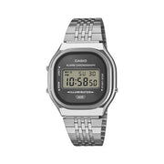 Orologio casio a140we 8aef vintage silver e black