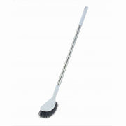 Trade Shop - Scopino Spazzola Wc Bagno Pulizia Profonda Con Manico Lungo Gancio 64 Cm 87622 -