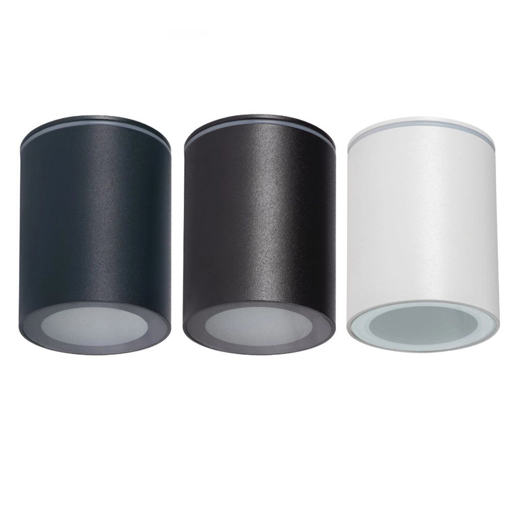 Spot soffitto grafite tondo 9cm IP65 GU10 7W Kanlux