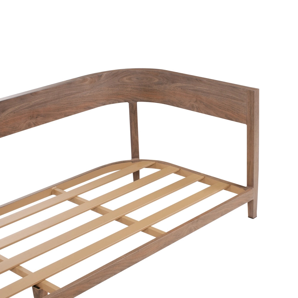 Divano da giardino con tavolino per esterni a 2 posti in alluminio con cuscini marrone chiaro stile moderno