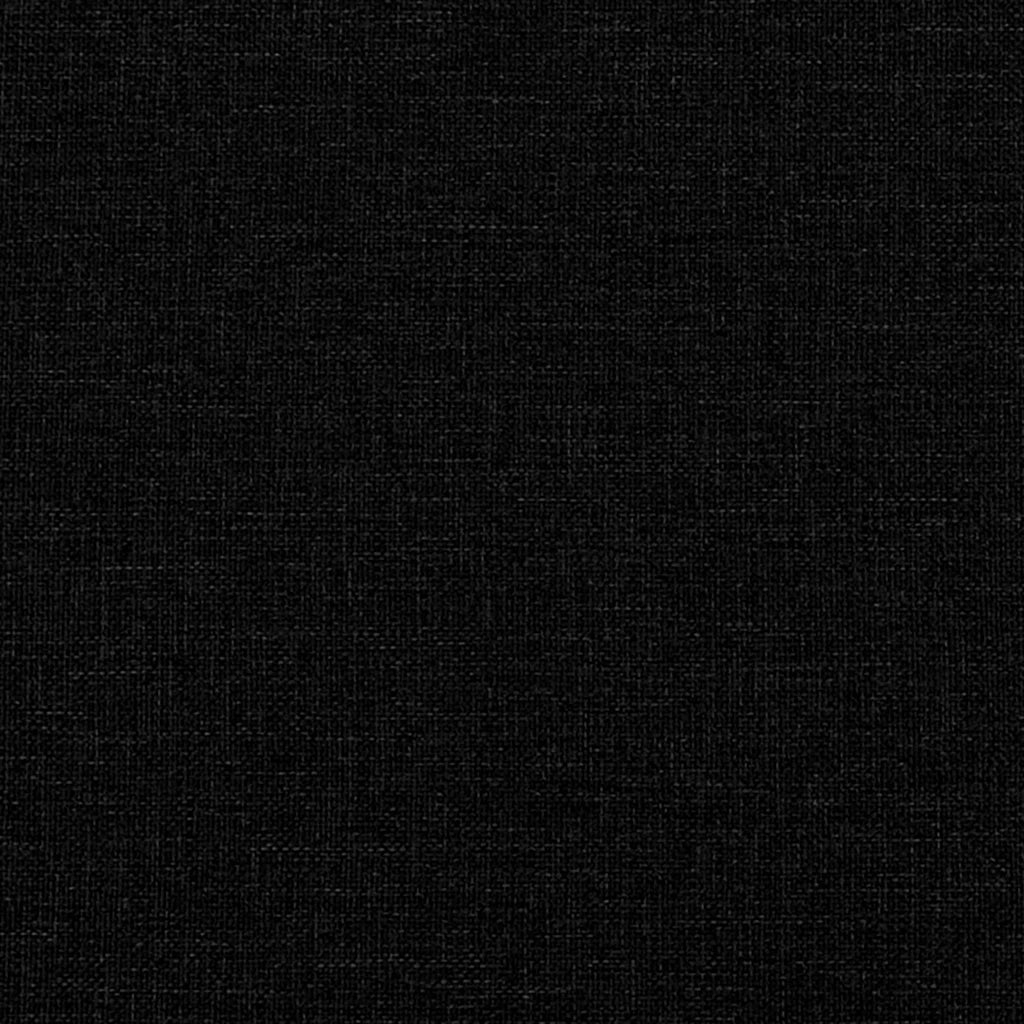 Giroletto senza Materasso Nero 200x200 cm in Tessuto 3284965