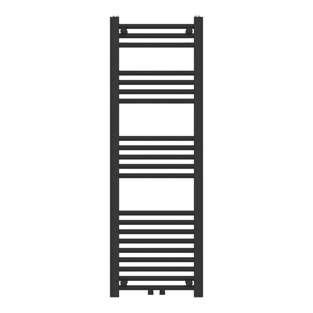 Radiatore scaldasalviette da bagno acciaio 120 x 40 cm nero 03_0010414