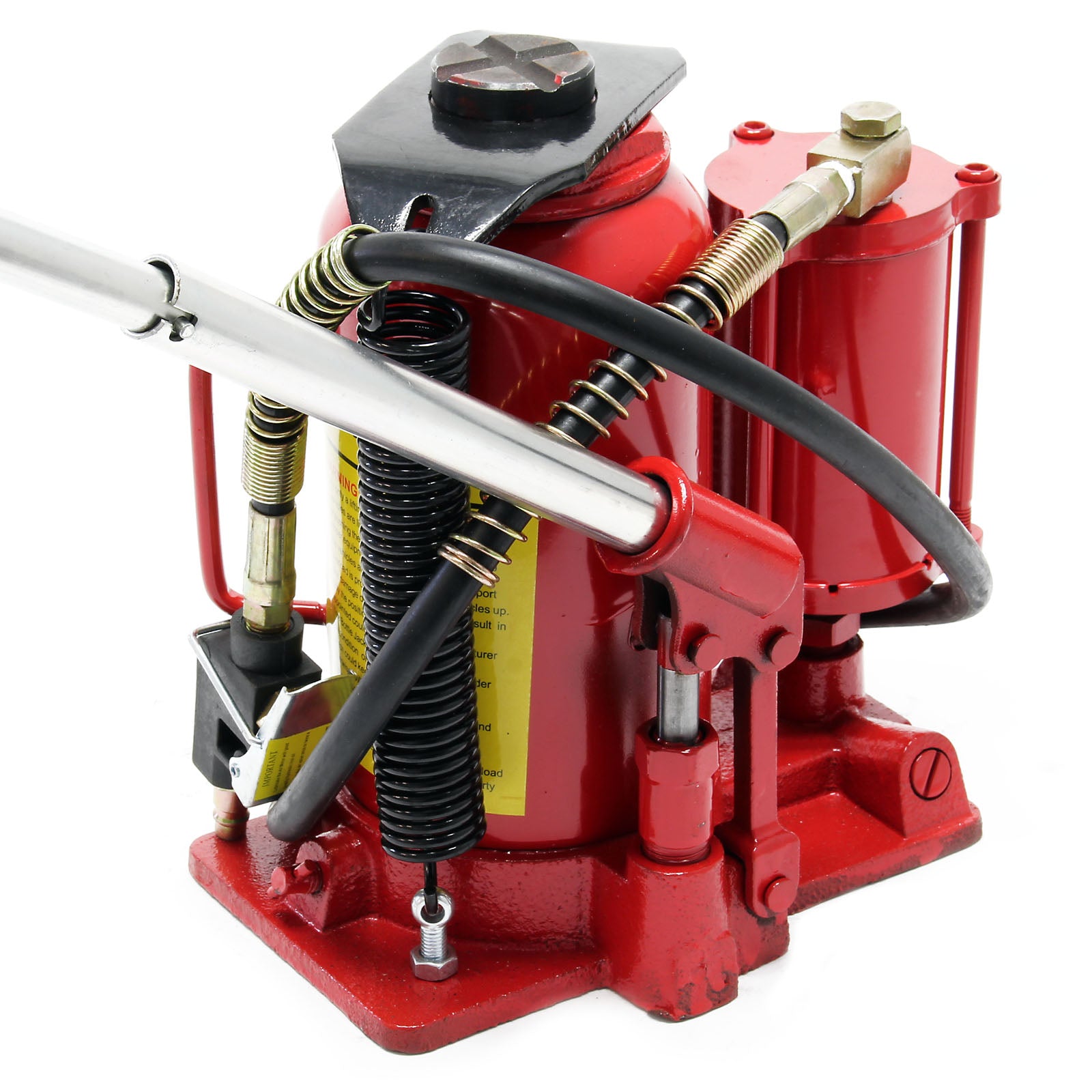 Martinetto idraulico a bottiglia 20t 260-510mm uso pneumatico e manuale Cric