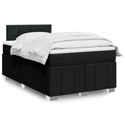 Giroletto a Molle con Materasso Nero 120x190 cm in Tessuto 3287009
