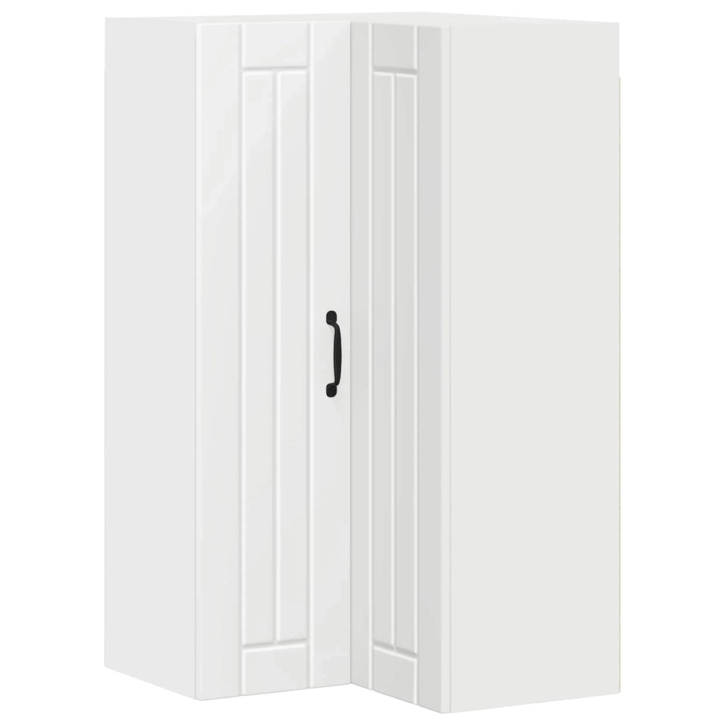 Mobile da cucina moderno e funzionale con pratico spazio di archiviazione 57 x 57 x 100 cm legno ingegnerizzato bianco 02_0054171