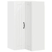 Mobile da cucina moderno e funzionale con pratico spazio di archiviazione 57 x 57 x 100 cm legno ingegnerizzato bianco 02_0054171