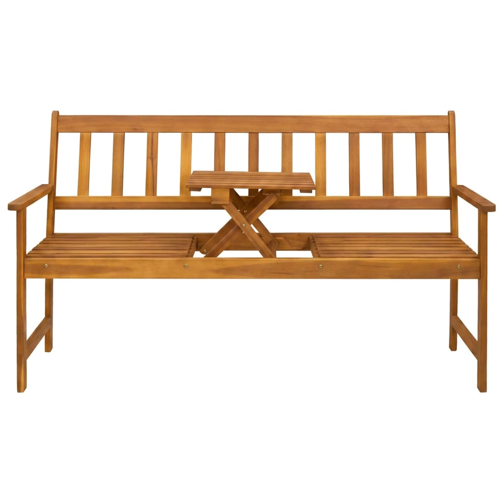 panca da giardino 158 x 55 x 89 cm Legno di Acacia Massello 42034671