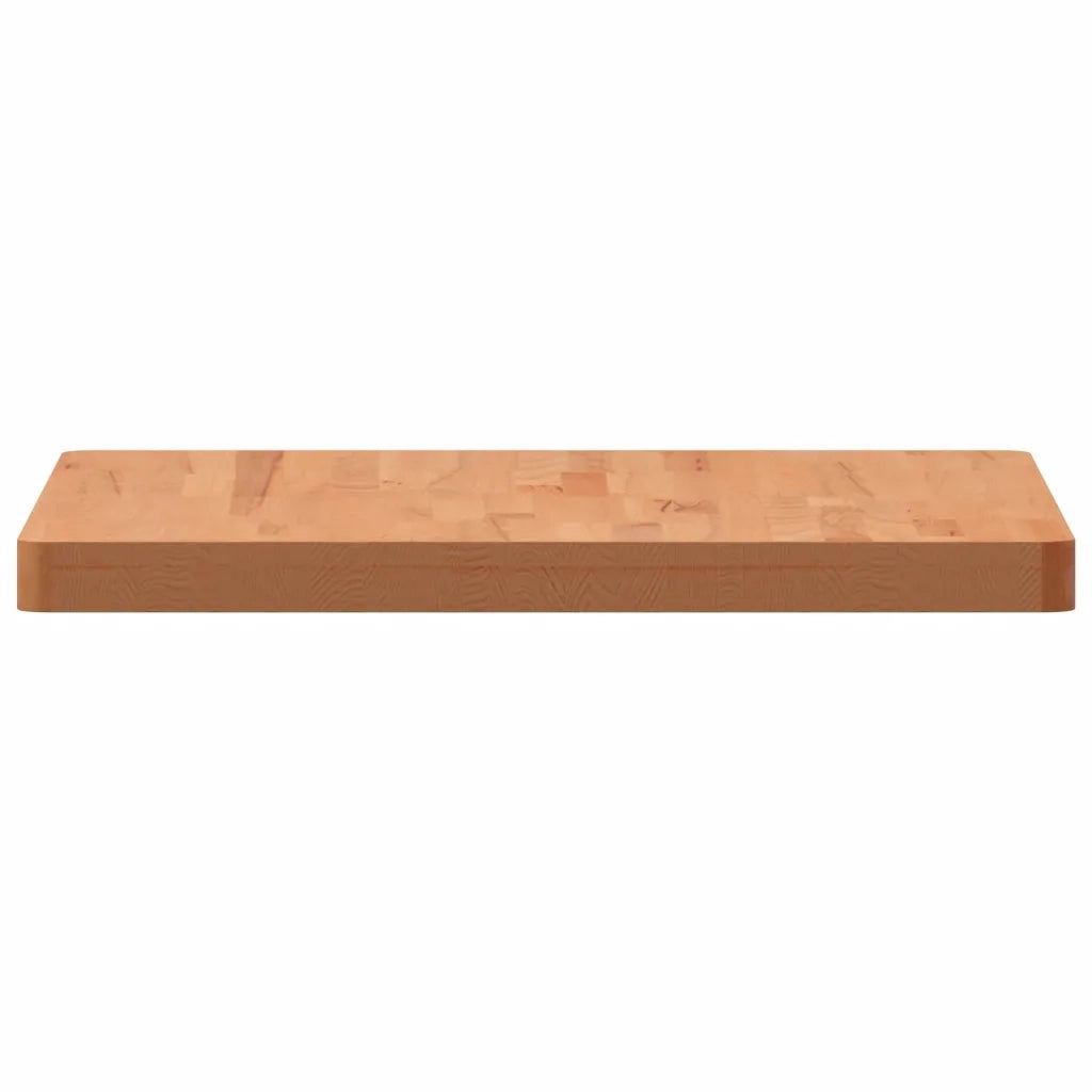 Piano per Tavolo 60x60x4 cm Quadrato Legno Massello di Faggio 355980