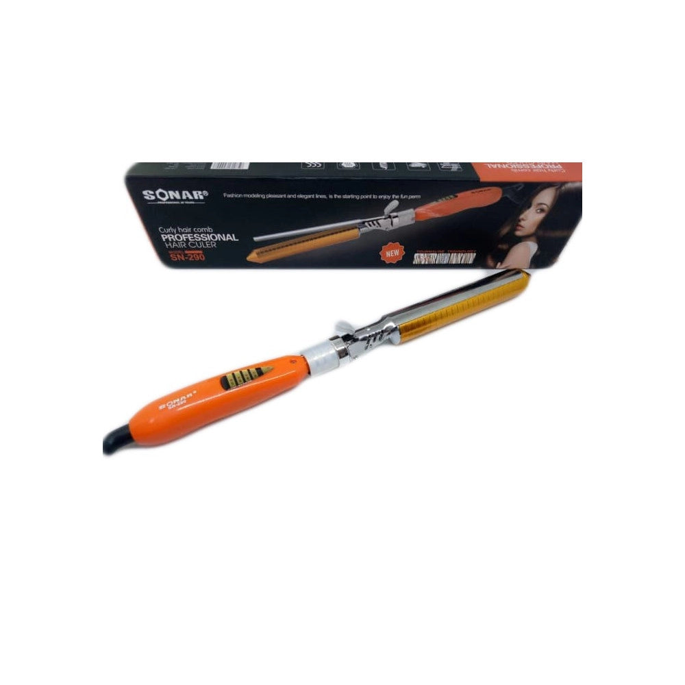 Trade Shop - Piastra In Ceramica Tormalina Per Capelli Ricci Arriccia 22mm Sn290 -
