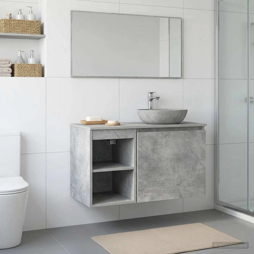 Armadio Bagno In-between Grigio Cemento 30 x 35 x 50 cm 890337