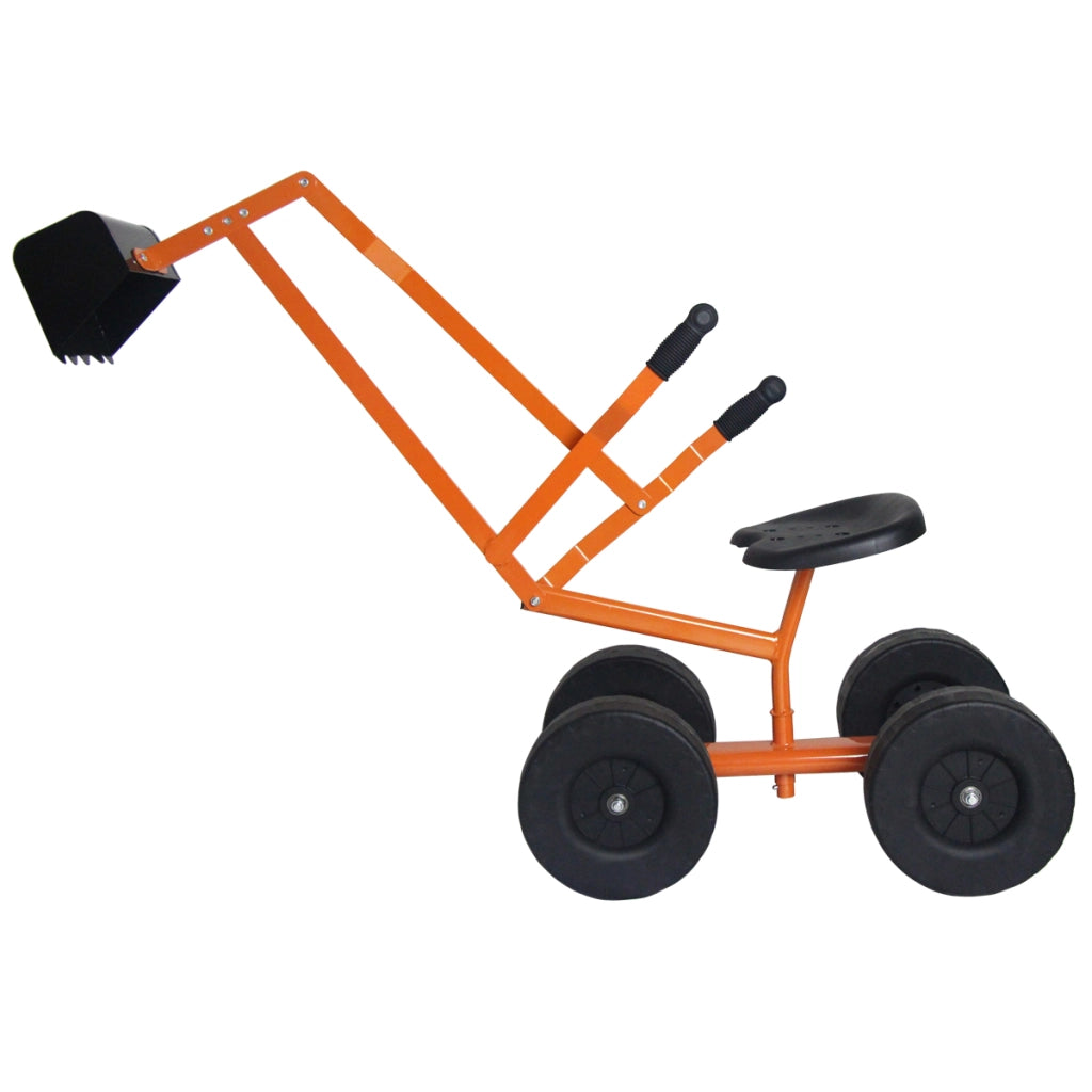 Ruspa giocattolo cavalcabile per bambini-Rscavatore di sabbia metallico per bambini con rotazione di 360¡ã 106x28x35cm