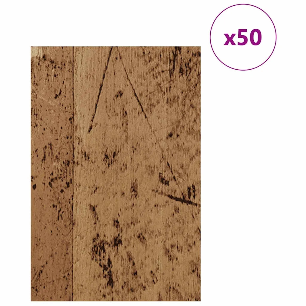 Pannelli decorativi 50 pcs Legno vecchio 40 x 60 x 0.27 cm 885612