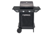 Barbecue campingaz xpert 100 ls plus rocky 2 bruciatori con fornello e ripiano laterale