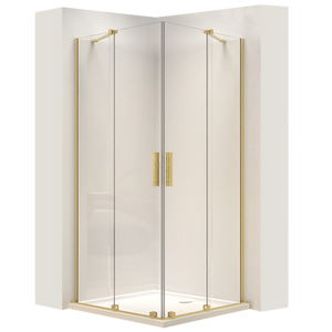 Cabina Doccia Rea Montana Double Gold Brush 80x100