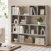 Bookshelf/room Divider, Concrete Grey, 105x24x102 Cm